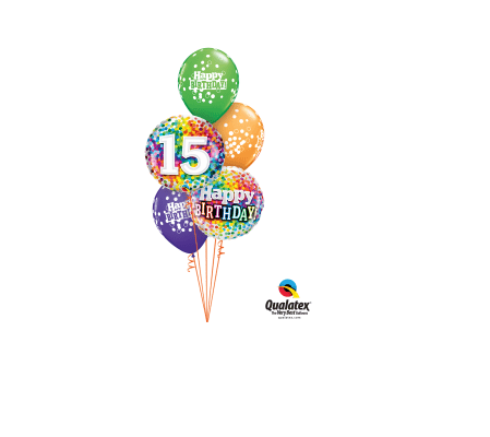 Great To Be 15 Classic Balloon Bouquet