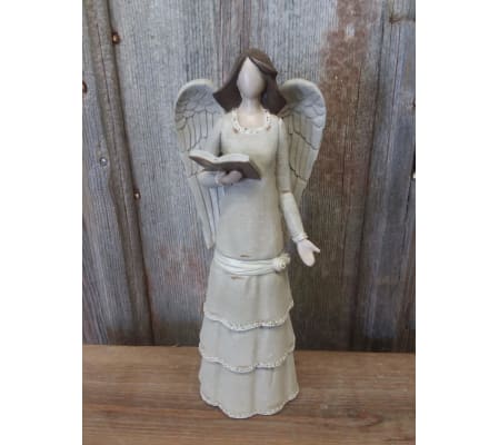 Angel Statue holding Book