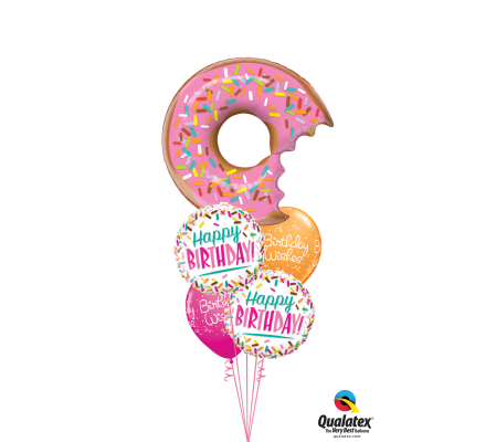 Sweet Birthday Sprinkles Cheerful Balloon Bouquet