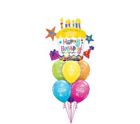 Cupcake Star Awesome Balloon Bouquet