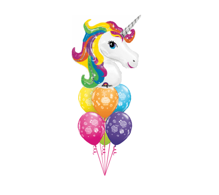 Unicorn Wishes Awesome Balloon Bouquet