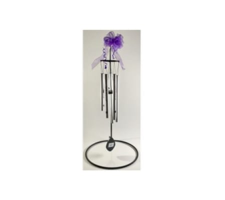 FOOTPRINTS IN THE SAND WINDCHIME