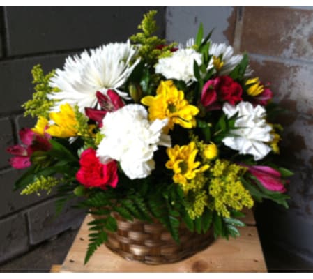 Breath of Fresh Air Basket Arrangement