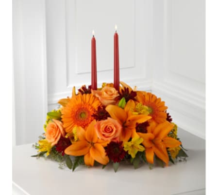 Bright Autumn Table Arrangement