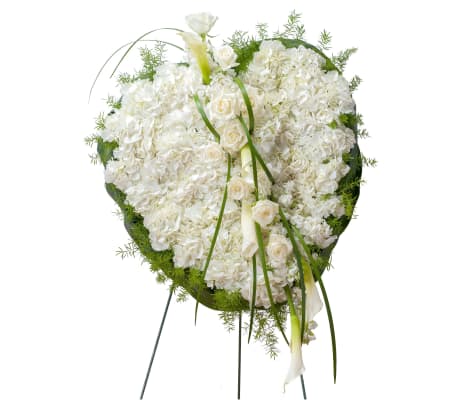White Elegant Love Heart