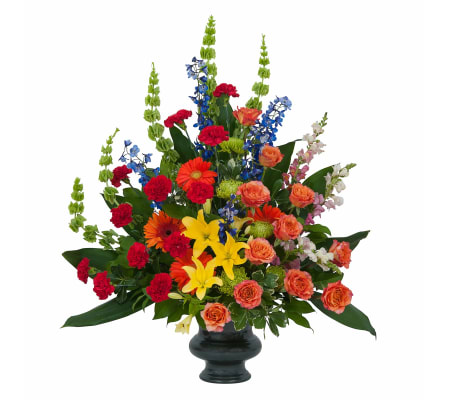 Colorful Treasured Celebration Urn