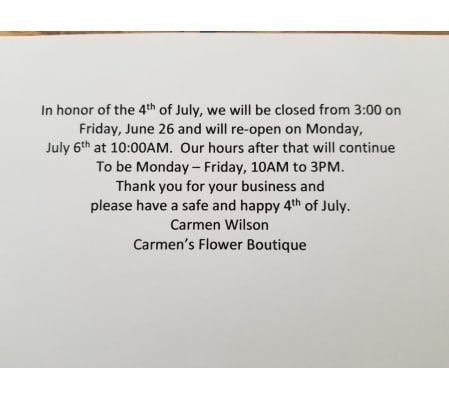 Holiday Message