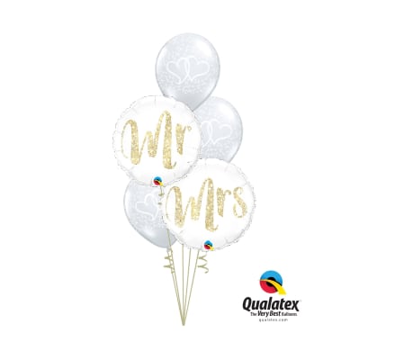 Mr. and Mrs. Classic Balloon Bouquet