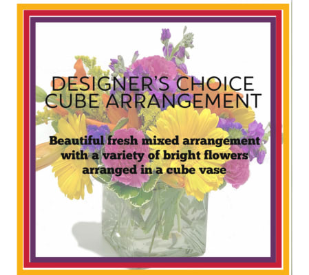 Bright & Colorful Cube Arrangement