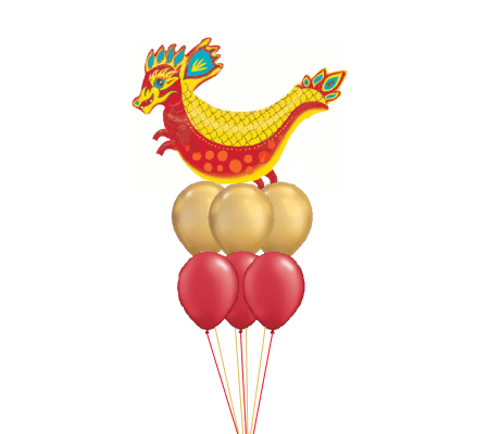 Lucky Dragon Awesome Balloon Bouquet