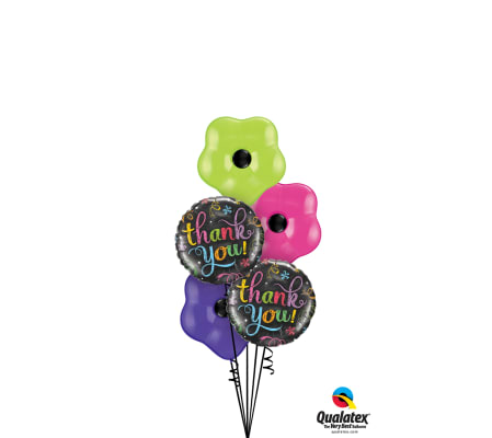 Thank You Flowers Blossom Balloon Bouquet
