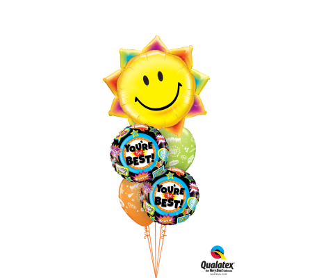 You're the Best Cheerful Balloon Bouquet