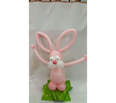 Safari Pink Bunny Balloon Buddy