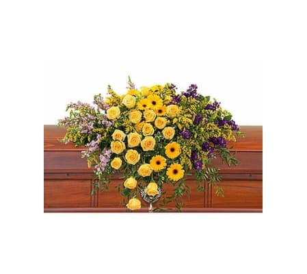 Vivid Memory Casket Spray