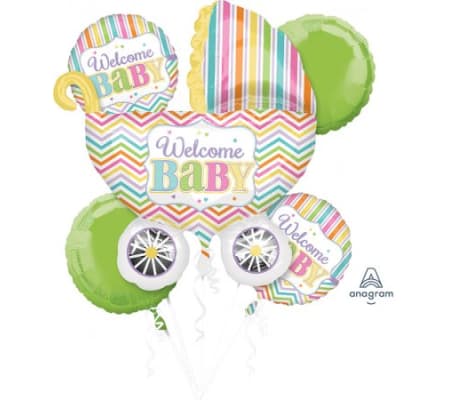 Ellington's Welcome Baby Balloon Bouquet