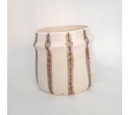 Striped Pot