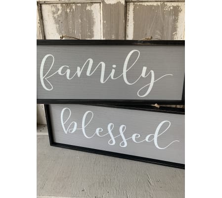 Two-Sided Farmhouse Sign