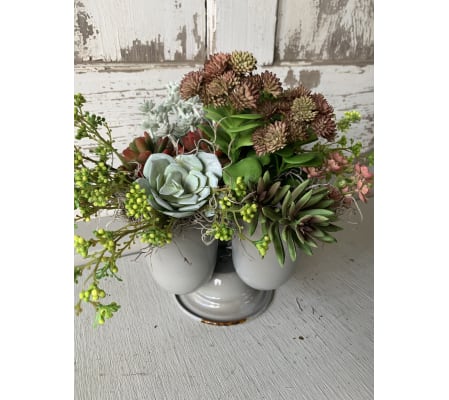 Triple Succulent Vase