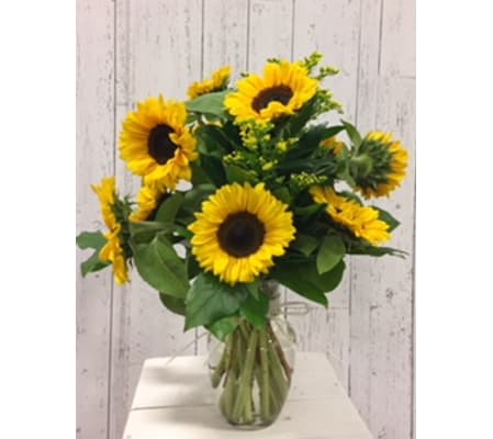 Local Sunflower Arrangement