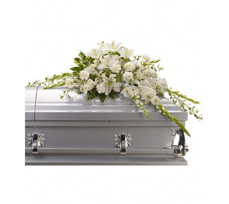 Bountiful Memories Casket Spray by TF