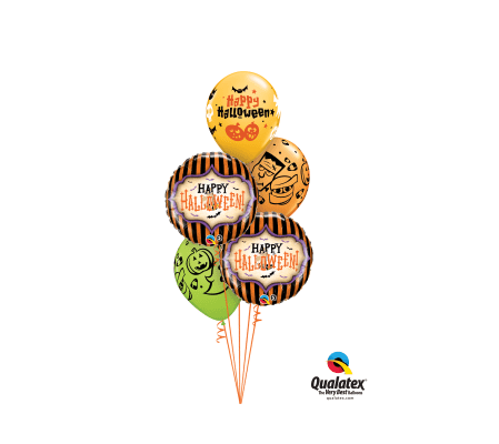 Halloween Stripes Classic Balloon Bouquet