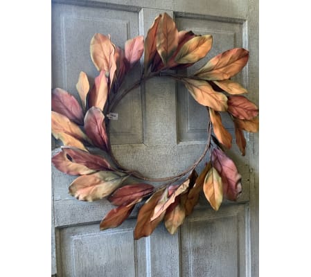 Autumnal Magnolia Fall Wreath