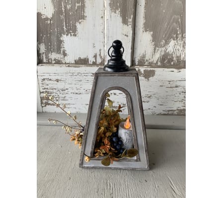 Small Cement Fall Lantern