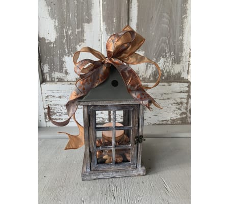 Fall Rock Lantern