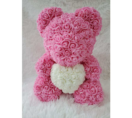 Rose Bear Glamour Heart