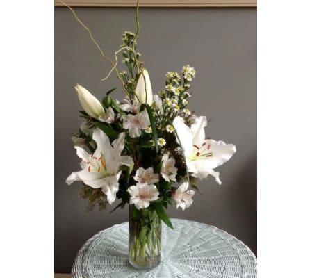 Simply white lilies