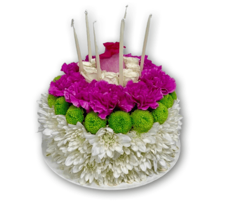 Butter Blossoms Floral Cake