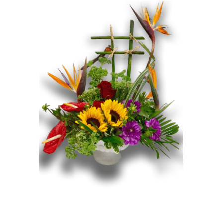 Exotic Birds of Paradise Floral Arrangement