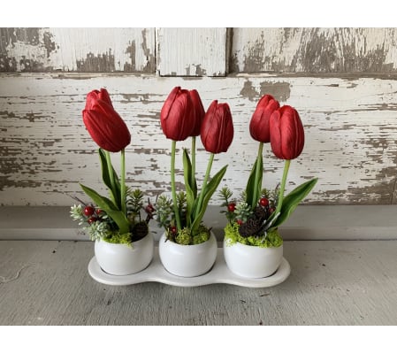 Trio Tulip Vase