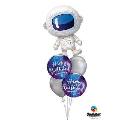Outta-this-World Birthday Cheerful Balloon Bouquet