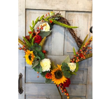 Square Fall Silk Wreath