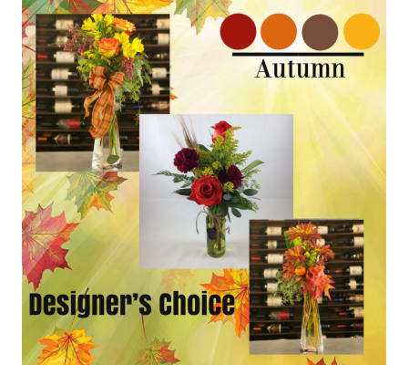 Autumn Bud Vase Arrangment