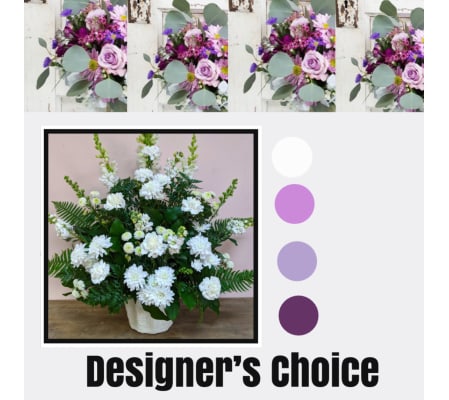 Lavender/Purple Mix-Traditional Sympathy