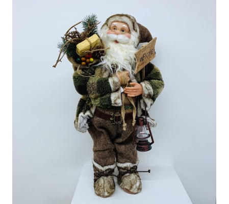 Saint Nicholas in Green Plaid