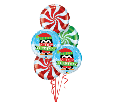 Sweet Christmas Fun Foil Balloon Bouquet