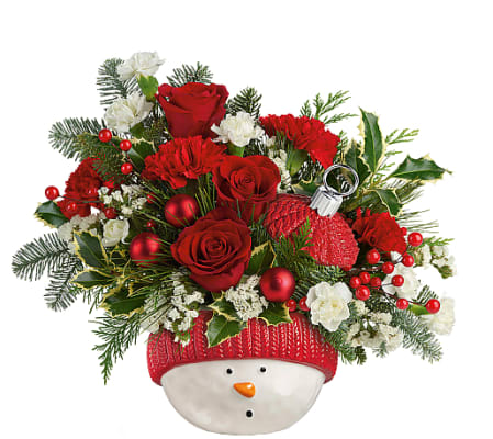 TELEFLORA'S SNOWMAN ORNAMENT