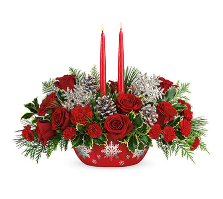 Teleflora's Winter's Eve Centerpiece