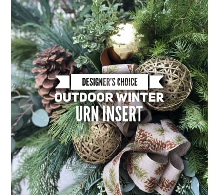 Outdoor Winter Urn Insert