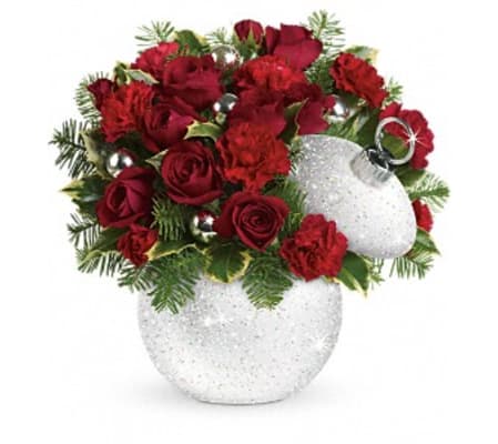 Shimmering Snow Radko Bouquet