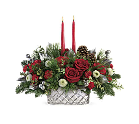 Silver Bells Centrepiece