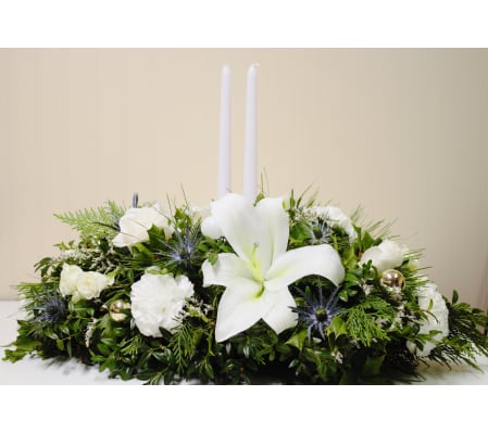 Thistle and Bright Centerpiece