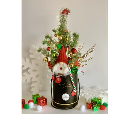 Christmas Tree in a black box