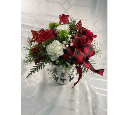 Moose and Buffalo Plaid