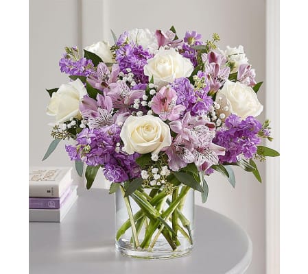Purple and White Garden Mix
