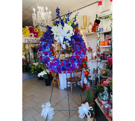 Blue & Purple Farewell