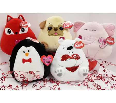 Valentine Dreampuffs,  Assorted Plush